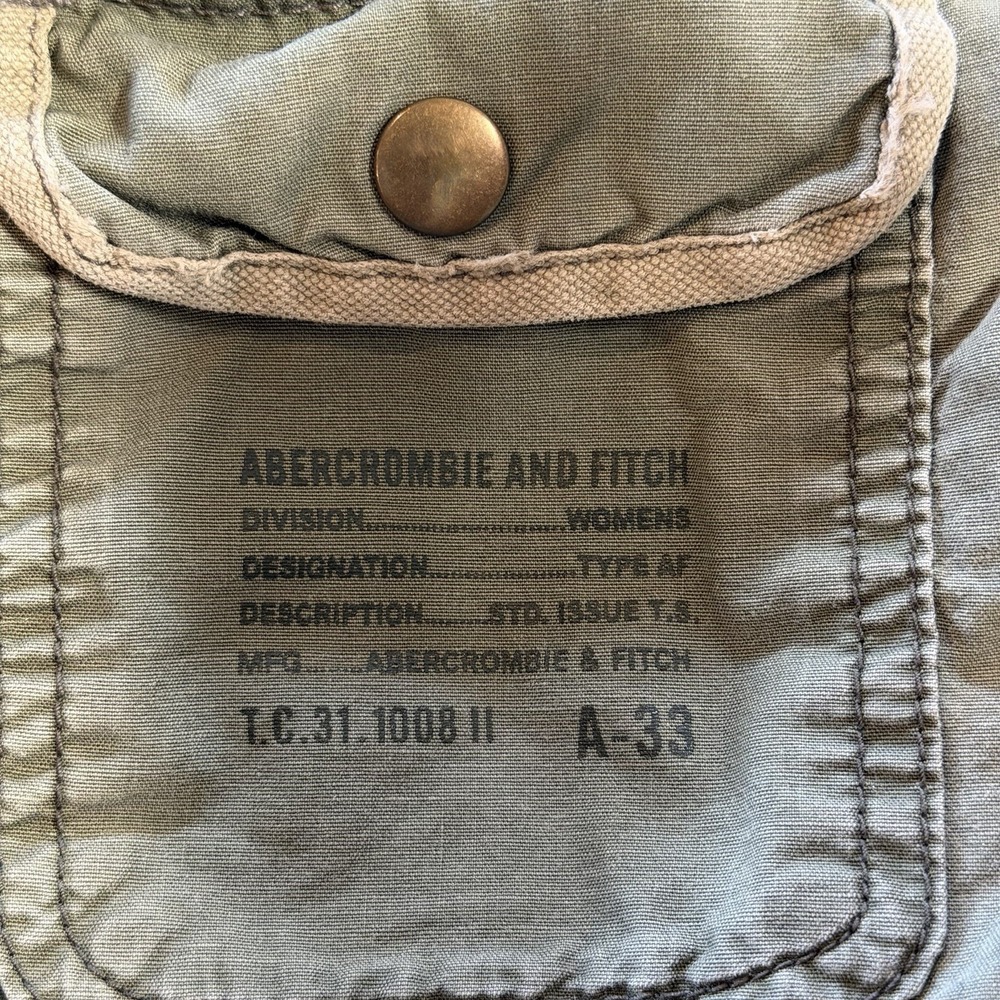 Vintage Y2K Abercrombie & Fitch Military Cargo Pants Womens Size 6 - Picture 4 of 13